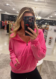 The Sadie Pullover-Pink- XS-3X