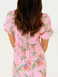 Feeling Floral Midi-Pink