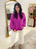 Pretty In Pink Sweater-Oversized-REORDER
