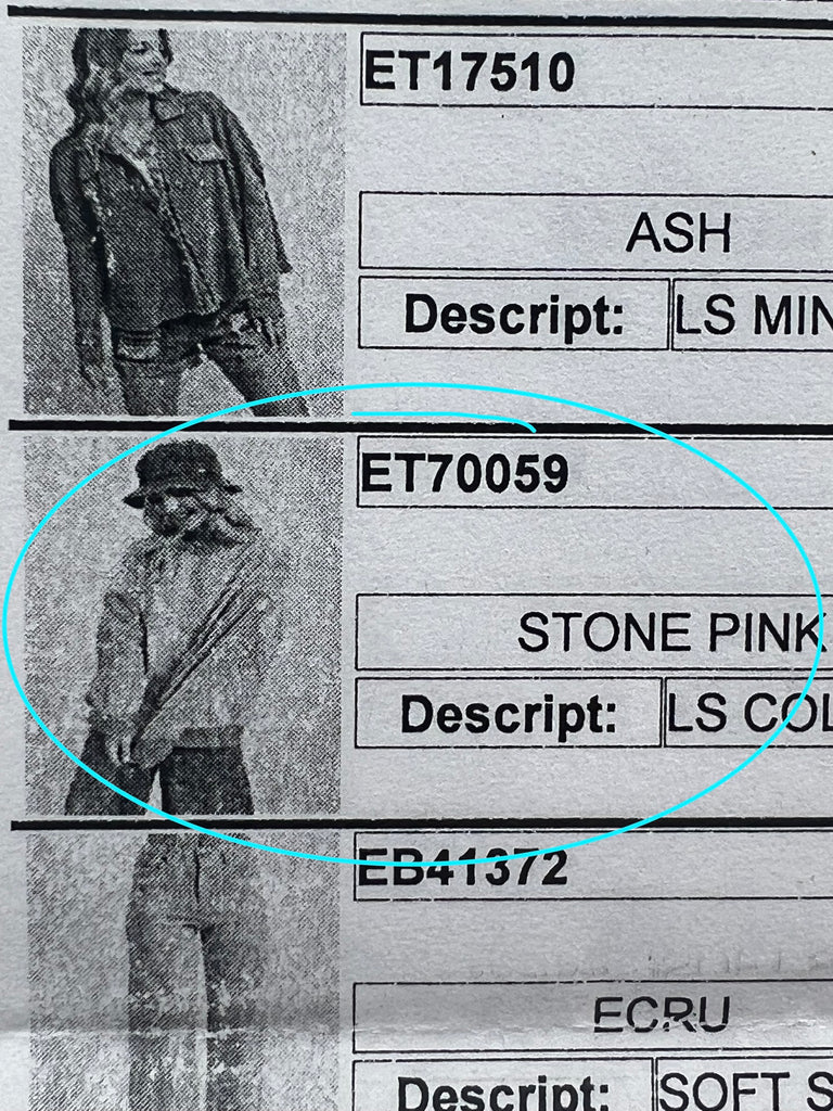 Easel Stone Pink Sweatshirt ET70059