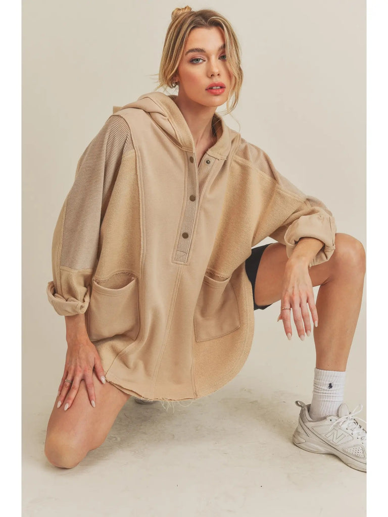 The Dover Oversize Pullover-Oat