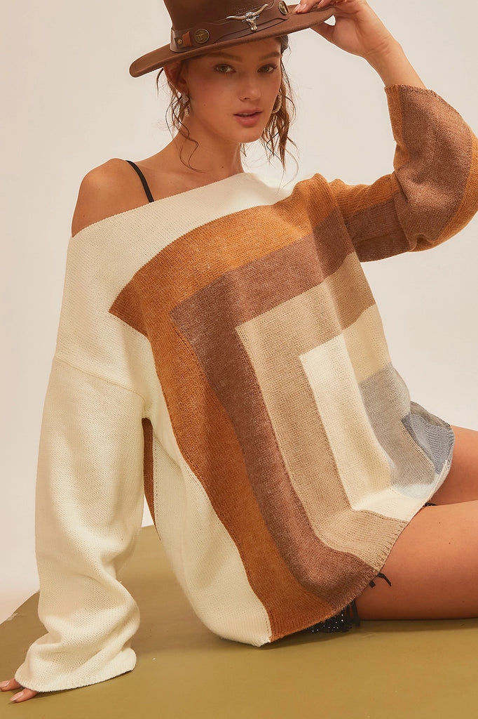Squared Edges Sweater