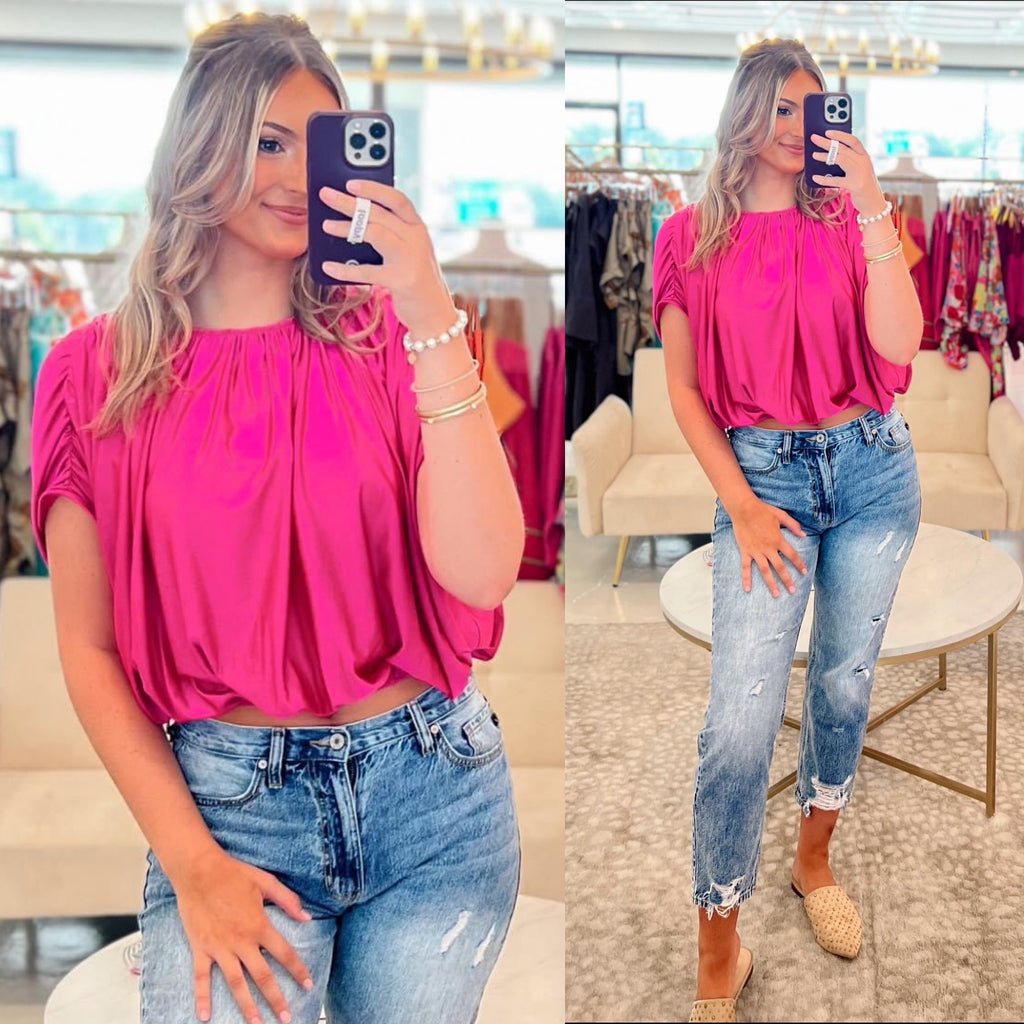 Pink Party Top