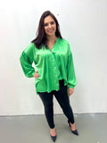 Gorgeous In Green Blouse